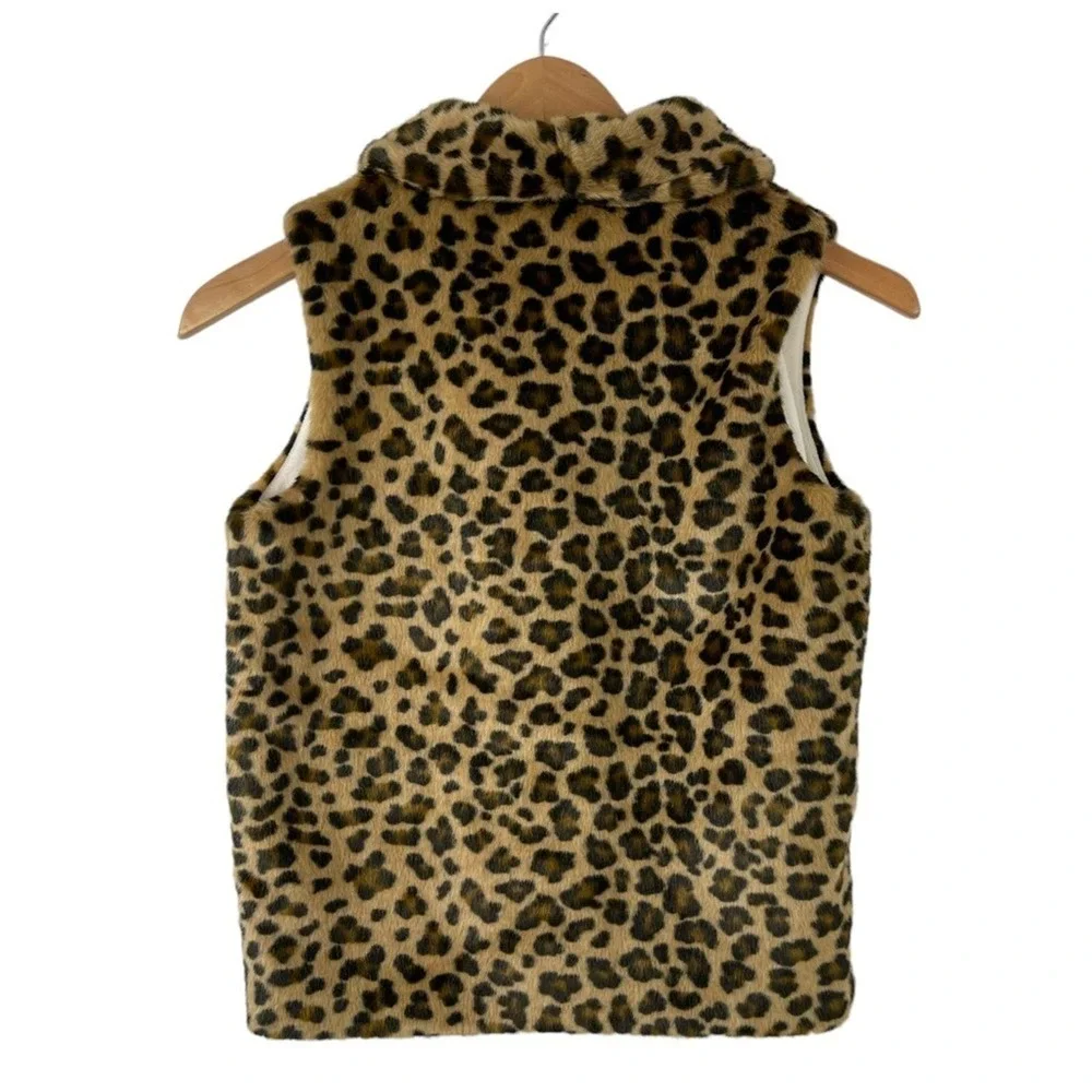 Cheetah Print Vest Faux Fur Carter's KIDS Size 10/12